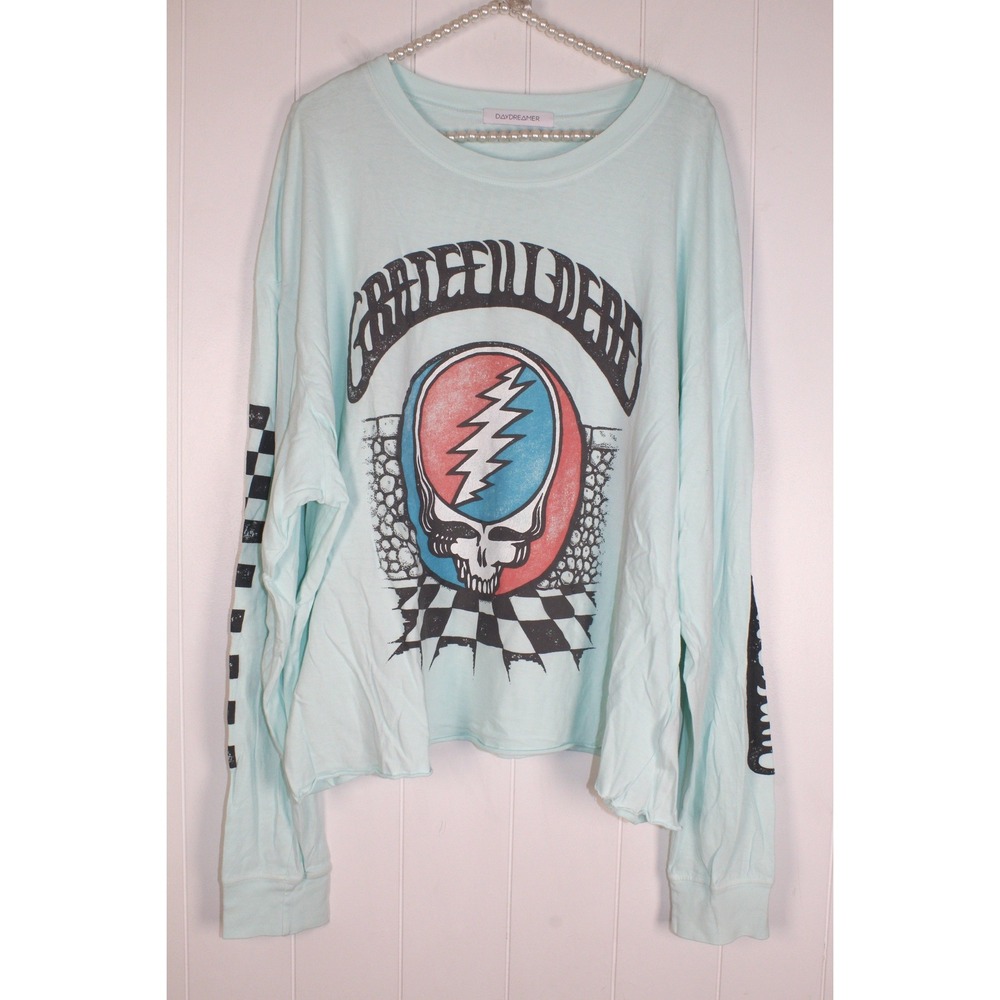 Daydreamer Free People Women's Long Sleeve Graphic Grateful Dead T Shirt Size 2X - Picture 3 of 9